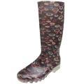 Adi Designs Women's Floral Print Rain Boots