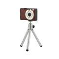 Eforcity Mini Tripod w/ Ball Head & Foldable Legs, Silver