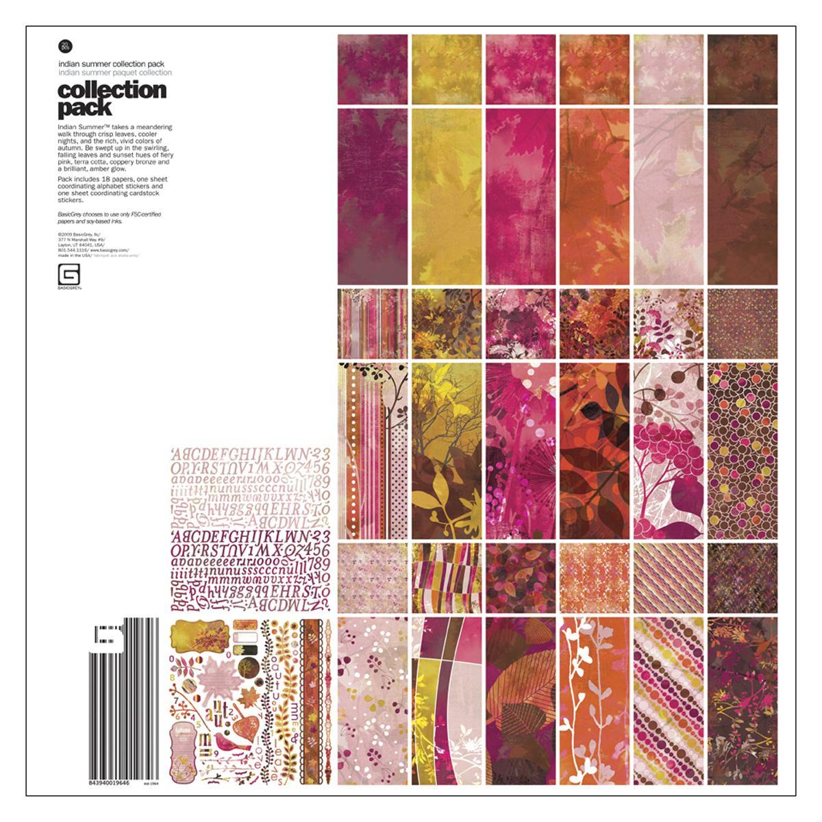 Indian Summer 12 x 12 paper pack (18 Sheets)
