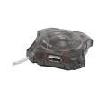 Eforcity 4 Port USB 2.0 Hub, Clear Smoke
