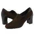 Donald J Pliner Idan Expresso Suede Elastic/Baby Calf Pumps/Heels