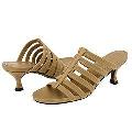 Donald J Pliner Betka Beige Mesh Elastic/Beige Nappa Wash Sandals