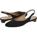 BRUNOMAGLI Perran Black Micro Fiber/Black Patent Flats