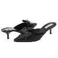 Michael Kors Celeste Bone Kid/Black Patent Pumps/Heels