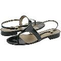 BRUNOMAGLI Scandicci Black Patent Sandals