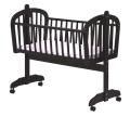 Modern Ebony Cradle