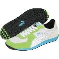 Puma Men's Easy Rider III Grey/ Green/ Blue/ White Athletic Shoes