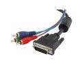 Eforcity 6-foot DVI-I to 3 RCA Component RGB Cable