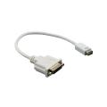 Eforcity White 5-inch Mini DVI to DVI M/F Cable Adapter