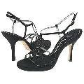 Nina Golden-LS Black Luster Satin