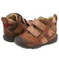 Primigi Kids Charl (Infant/Toddler) Light Brown/Red Trim