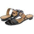 A. Marinelli Devon Black Patent/Natural Vachetta