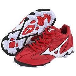 Mizuno Kids 9-Spike™ Youth Franchise Mid G4 (Youth) Red/White