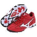 Mizuno Kids 9-Spike™ Youth Franchise Mid G4 (Youth) Red/White
