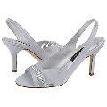 Nina Vivian Silver Satin