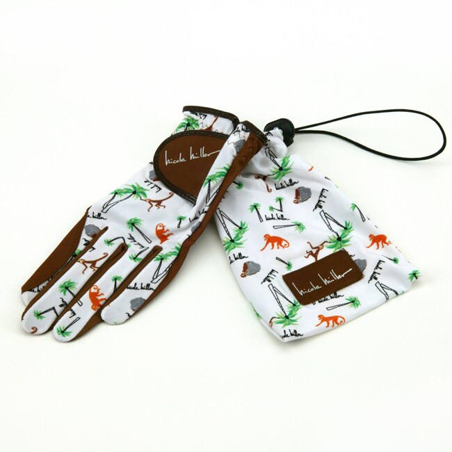 Monkey motif clothes - golf gloves