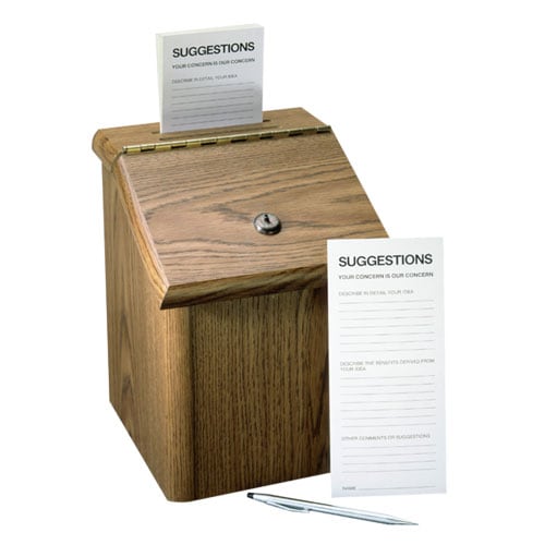 Suggestion Box, Now With 100% Less Ink Smearing!