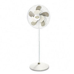 Holmes 16-inch 3-Speed Adjustable Dual-Blade Oscillating Stand Fan