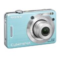 Sony DSCW55 7.2MP Blue Digital Camera