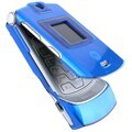 Blue Clip On Crystal Case for Motorola Razr V3