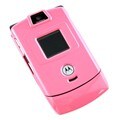 Pink Clip On Crystal Case for Motorola Razr V3