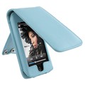 Blue Leather Case with Lanyard for iPod Touch