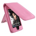 Pink Leather Case with Lanyard for iPod Touch
