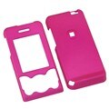 Magenta Rubber Coated Case for Sony Ericsson W580