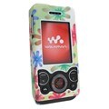 Flower Pattern Clip-on Case for Sony Ericsson W580