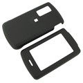 Black Clip On Rubber Coated Case for LG AX 830