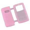 Pink Silicone Skin Case for LG VX9100 EnV2