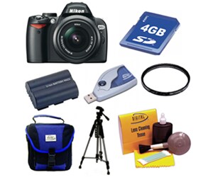 Nikon D60 10.2 MP SLR Camera 18-55mm VR Lens Kit