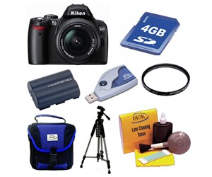 Nikon D40 SLR Camera with 18-55mm Lens and Kit