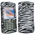 Clip-on Case for Blackberry Pearl 8130, Zebra
