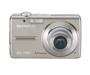 Olympus FE-280 8 MP Silver Digital Camera (Refurbished)