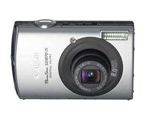 Canon Powershot SD870 IS Black 8MP Digital Camera (Refurbished)