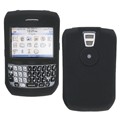 Silicone Skin Case for Blackberry Curve 8700, Black