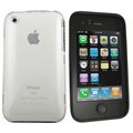 Crystal Case with Cover for Apple iPhone 3G, Black