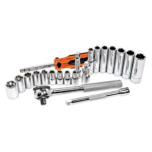 1/4-inch Drive 21-piece Fractional Socket Set