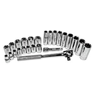 3/8-inch Drive 26-piece Metric Socket Set