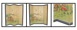 72 inch Birds and Flowers One Silkscreen (China)