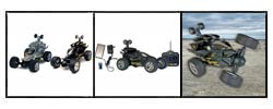 Black RC Cyclone Rev Stunt Car (Case of 2)