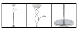 Narella Chrome Floor Lamp