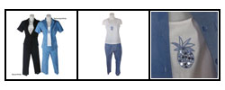 AKC Women's 3-piece Crop Pants Set