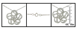 Maddy Emerson Sterling Silver and Diamond Necklace