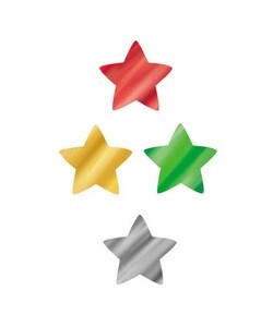 Foil Star Stickers, Colorful (pack of 400)