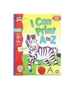 I Can Print Wipeoff Book, Ages 4 To 7, 8-1/2''x11'' (Each)
