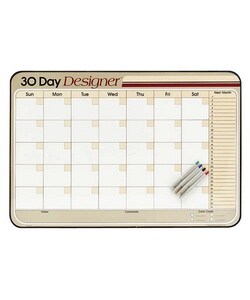 Erasable Wall Calendar, (Each)