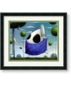 Rob Scotten Wash and Moo Framed Print