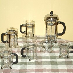 French Press Coffee Service Set (Case of 6)